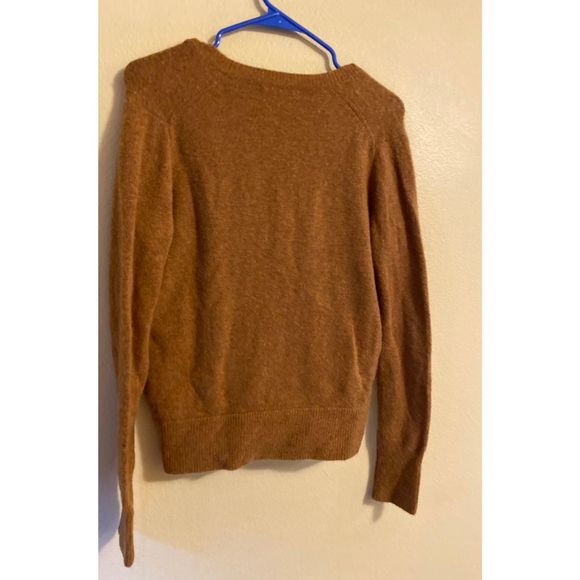 Madewell brown wrap sweater - Picture 2 of 6